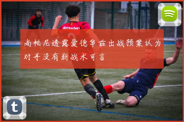 尚帕尼透露爱德华兹出战预案认为对手没有新战术可言